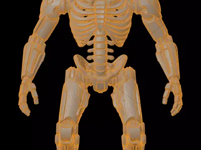 Necron Warrior 3D Print Model 3D print model