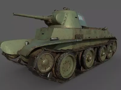 Soviet Tank BT-7 3D model