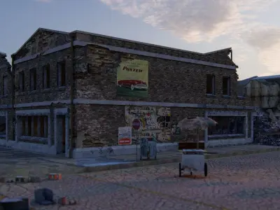 old city-historic city 3D model