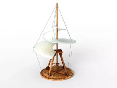 Leonardo da Vinci Flying Machines 3D model