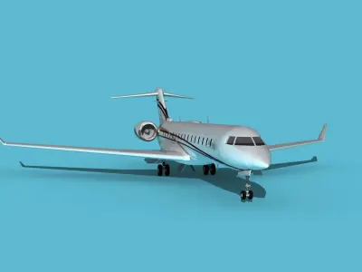 Bombardier Global 7000 V12 3D model