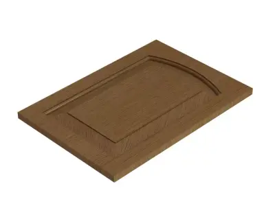 Painel Falso de Porta Faux Raised Door Panel 3D model