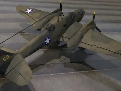 Martin 187 Baltimore Mk-3 - A-30 3D model