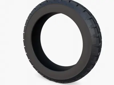 Tractor Tire v1 3D model