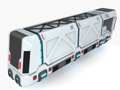 Hover truck 03 3D model