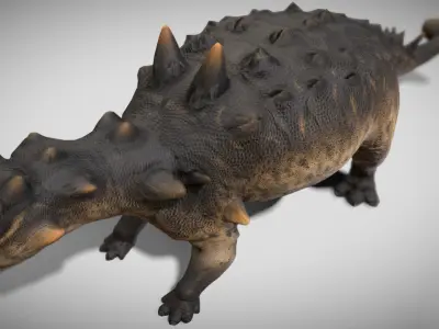 Euoplocephalus Low-poly 3D model