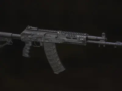 AK 12 Low-poly 3D model