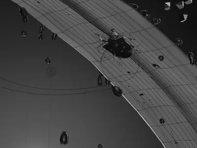 One Stinkbug Two scenes Free low-poly 3D model