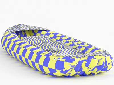 Inflatable Boat - Kayak Sevylor Tahiti HF K109 Style Low-poly 3D model