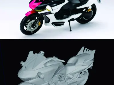 machine decader Low-poly 3D model