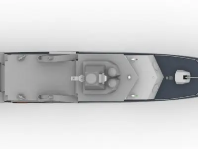 Offshore Patrol Vessel 3D Model 3D model