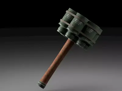 German Grenade Anti Tank 3D Model Free 3D model