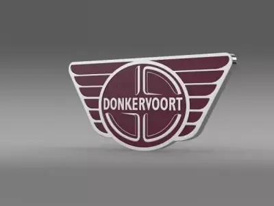 Donkervoort logo 3D model