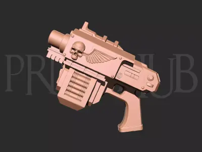 Space Marine Bolt Pistol Cosplay Prop  3D print model