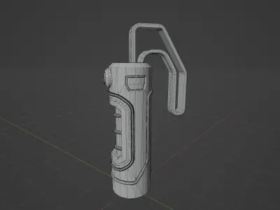 Ski-fi Granade Free 3D model