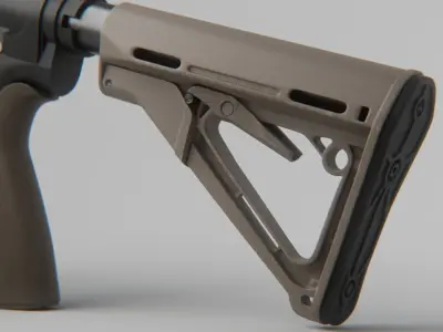 L119A2 - High Detail 3D model