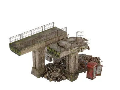 Game Asset Pack 3d model Low-poly 3D model