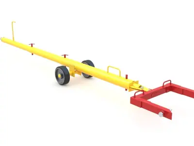Tug Aircraft Tow Bar 3D model