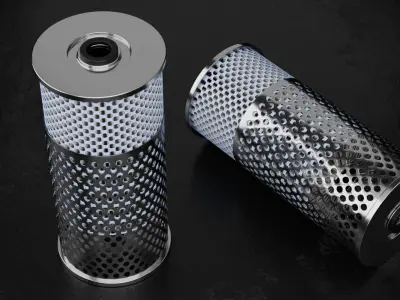 Car Filter Type K 3D model