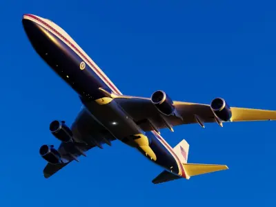 747-8 Airforce One - New Paint 3D model