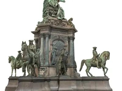 Statue Pack 9 3D model
