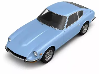Classic Datsun 240Z Coupe 3D model