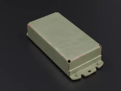 Real Scale Kontakt-1 ERA worn Full interior Low-poly 3D model