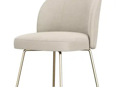 Greer Upholstered Dining Chair 3D model