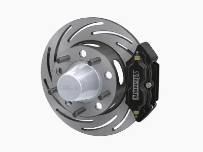 Strange Rear Brake Disc Low-poly 3D model