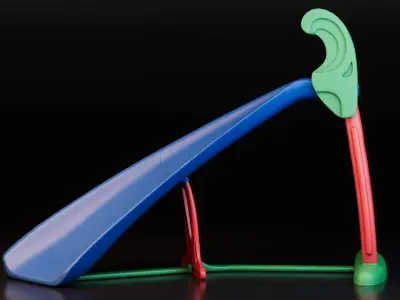 Kids Slide 3D model get