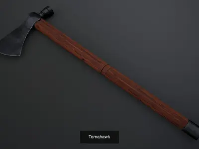 Assortment of Axes 3D Model Collection