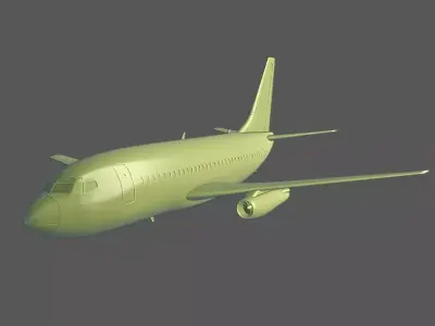 Boeing 737-200 ready to 3D printing 3D print model