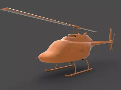 bell helicopter 3D print model