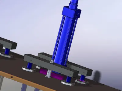 Hot melt glue machine 3D model