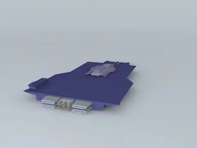 XAC Blue Dragon Space aircraft Free 3D model