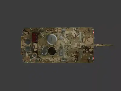 Abrams tank 3D model