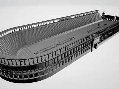 Hippodrome Of Constantinople 3D model