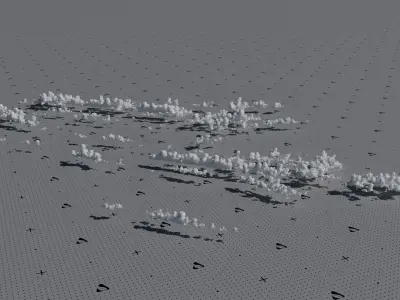 VDB Cumulonimbus Cloud Field 6  3D model