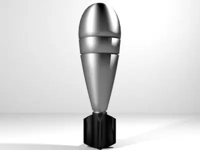 Mortar Ammunition - Type M69 3D model