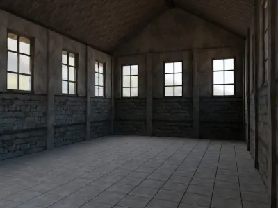 CHURCHES CHAPEL MEDIEVAL FANTASY BUILDING CATHEDRAL COLLECTION Low-poly 3D model