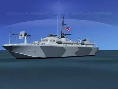 Patrol Torpedo Boat PT427 3D model