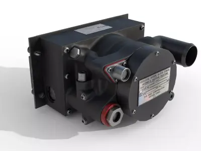 Oxygen Supply Control Panel 3D model