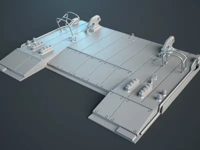 Nizh Ukrainian Reactive Armour High-Poly 3D model