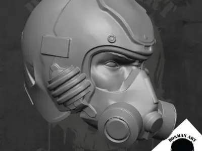 Pyrok Head for action figures 3D print model