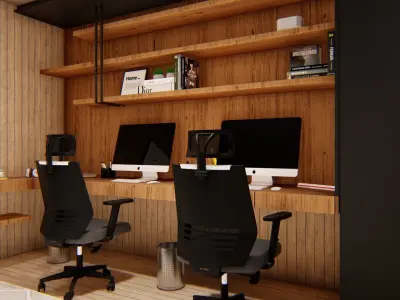 GARDEN ROOM - GARDEN OFFICE - Sketchup Lumion Free 3D model