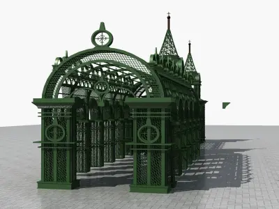 Old Style Corridor 3D model