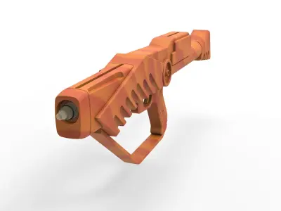 Suliban Rifle from Star Trek Enterprise TV series 3D model