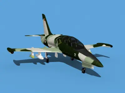 Aero Vodochody L-39C Albatross Moldova 3D model