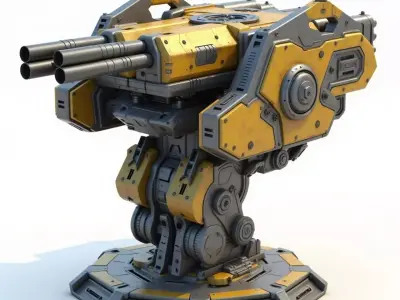scifi weapon 8 3D print model purchase
