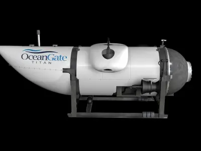 Oceangate Titan 3D model